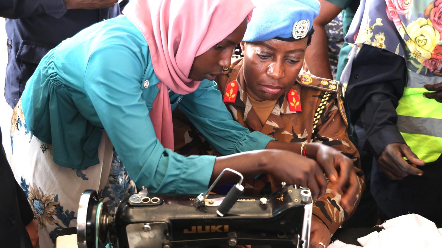 UNPOL Launches Women’s Tailoring Project in Mekenis Village