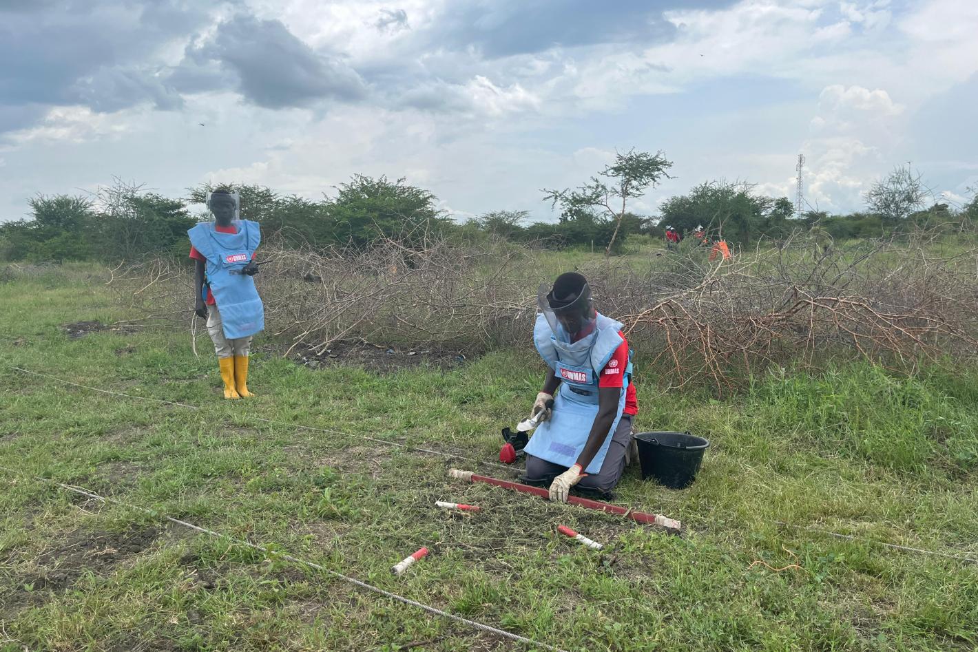 UN peacekeeping UNMAS Protection of Civilians displaced people returness Sudan conflict South Sudan