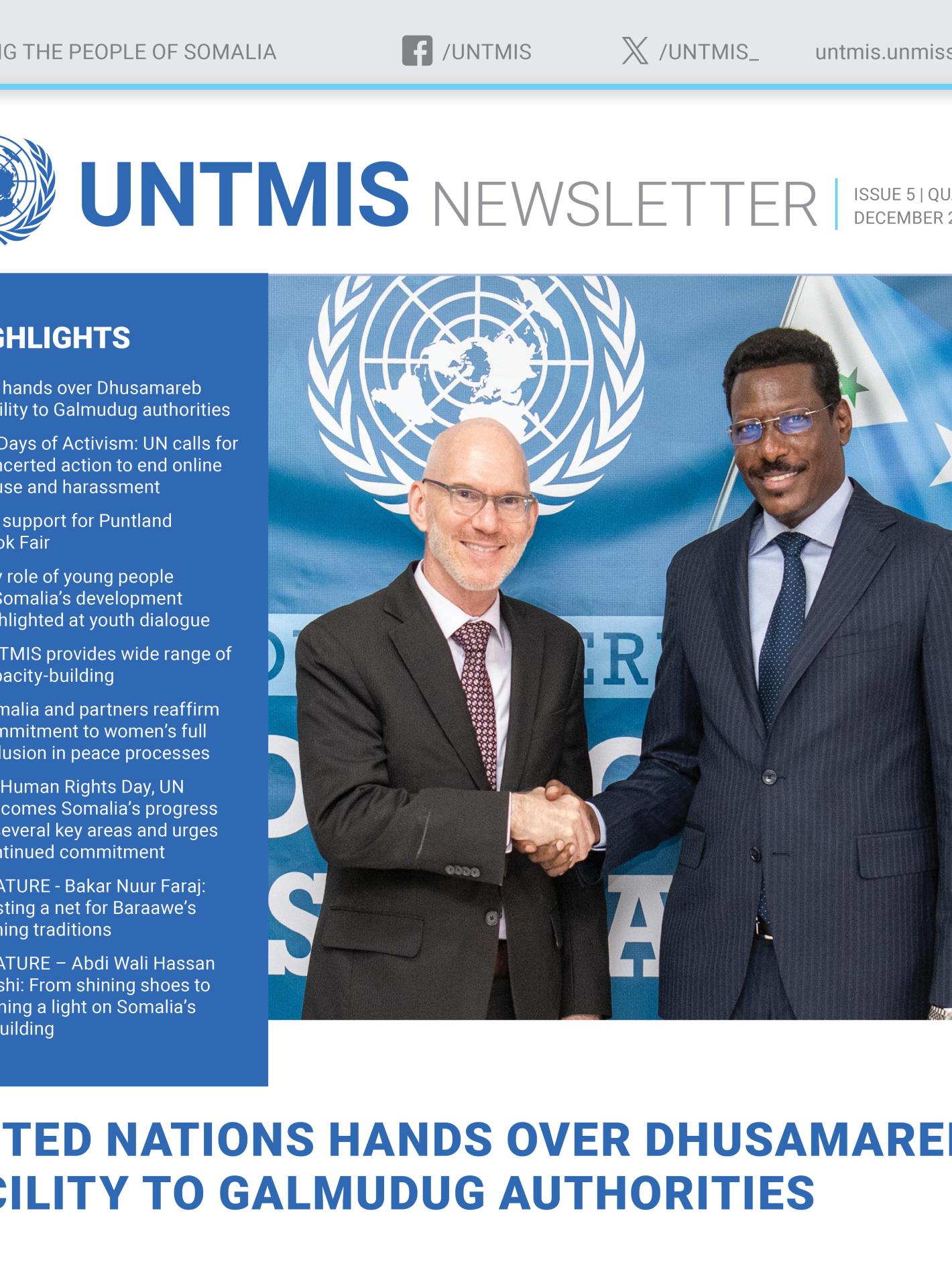 UNTMIS Q Newsletter Dec 25 Cover